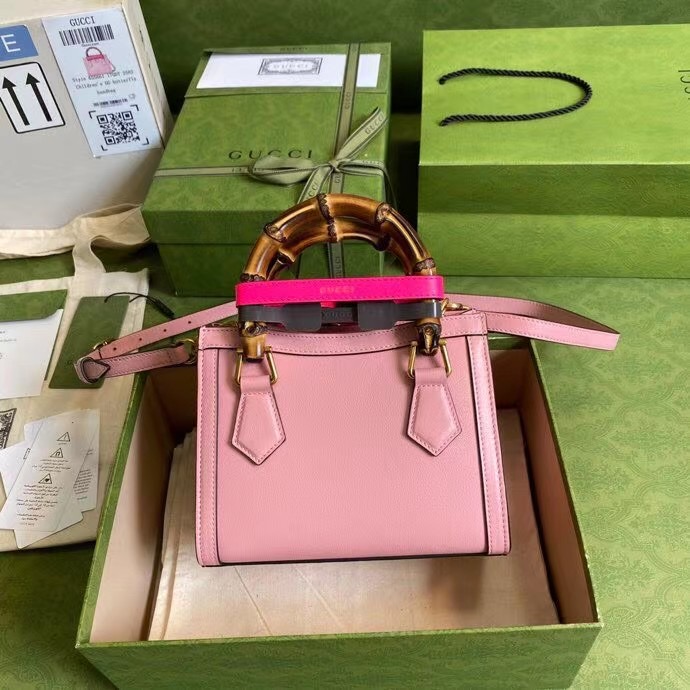 Gucci Diana mini tote bag, Pink