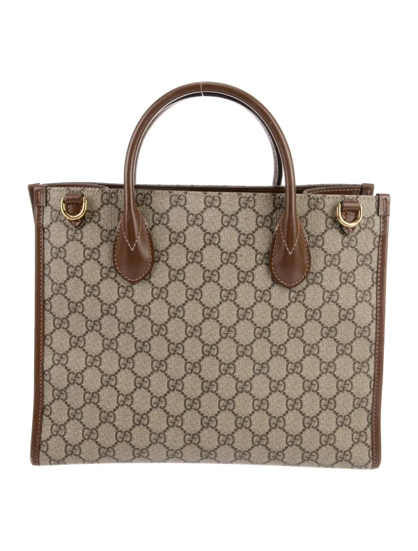 GUCCI GG CANVAS SMALL TOTE BAG Back