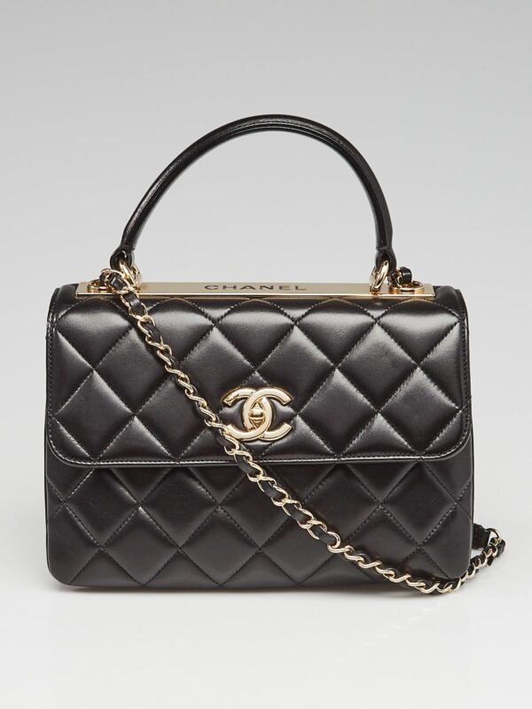 CHANEL Black Small Trendy CC Flap Bag