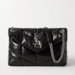 SAINT LAURENT Loulou Puffer Shoulder Bag Black