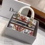 MEDIUM LADY D-LITE BAG WHITE