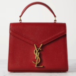 SAINT LAURENT Cassandra top handle bag Maroon