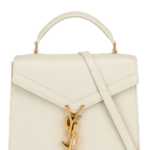 SAINT LAURENT Cassandra top handle bag White