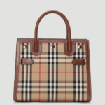 BURBERRY Title Vintage-Check Tote Bag