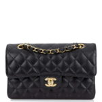 Chanel Classic Double Flap Black Caviar Gold Hardware