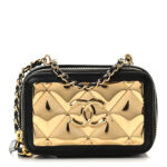 CHANEL Golden Plate Clutch With Chain