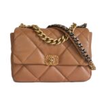 CHANEL 19 Brown FLAP BAG