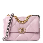 CHANEL 19 LIGHT PINK FLAP BAG