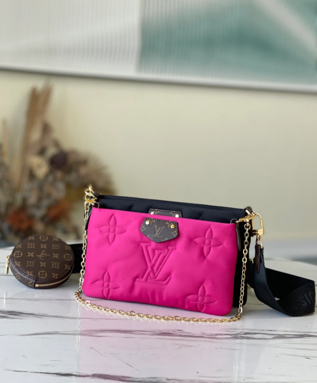 LOUIS VUITTON Econyl Maxi Multi Pochette Accessories - Oh My Handbags