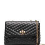 Tory Burch Kira chevron convertible shoulder bag Black