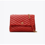 Tory Burch Kira chevron convertible shoulder bag Red