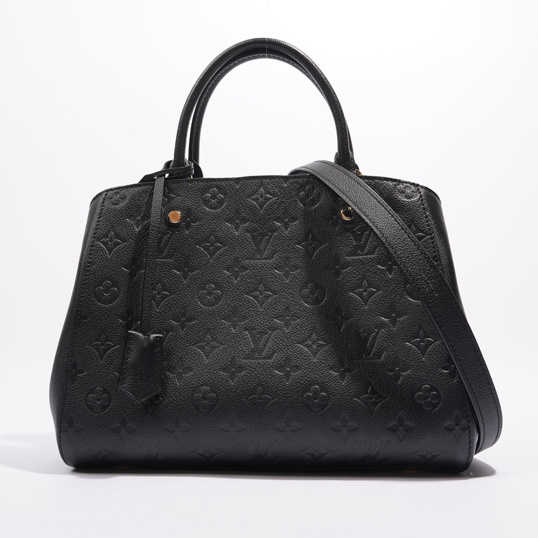 Louis Vuitton Montaigne Black Empreinte - Oh My Handbags
