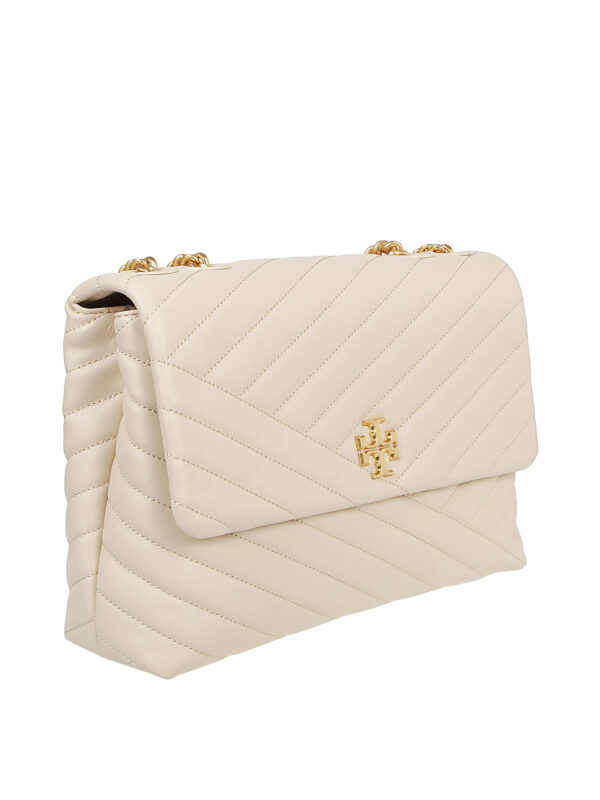 Tory Burch Kira chevron convertible shoulder bag White - Image 2