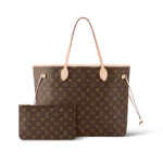 Louis Vuitton Neverfull Monogram 100% Cowhide Leather