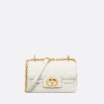 SMALL DIOR JOLIE TOP HANDLE BAG WHITE