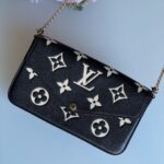 Louis Vuitton Black and Beige Giant Monogram