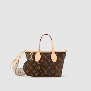 LOUIS VUITTON Monogram Neverfull BB Beige
