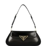 Prada Women's  Plaque Baguette Shoulder Bag