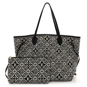 LOUIS VUITTON Jacquard Since 1854 Neverfull MM Grey