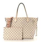 LOUIS VUITTON Damier Azur Braided Neverfull MM