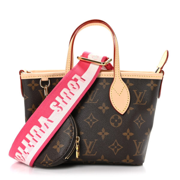 LOUIS VUITTON Monogram Neverfull BB Pink Peony