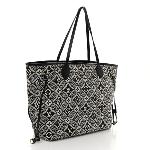 LOUIS VUITTON Jacquard Since 1854 Neverfull MM Grey