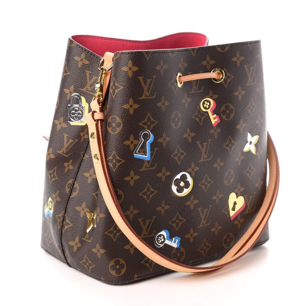 LOUIS VUITTON Monogram Love Lock Neonoe