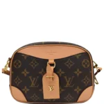 LOUIS VUITTON Deauville Mini Monogram Canvas Brown Bag