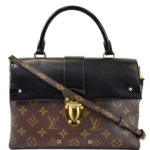 LOUIS VUITTON One Handle Flap MM Monogram Canvas Brown Bag