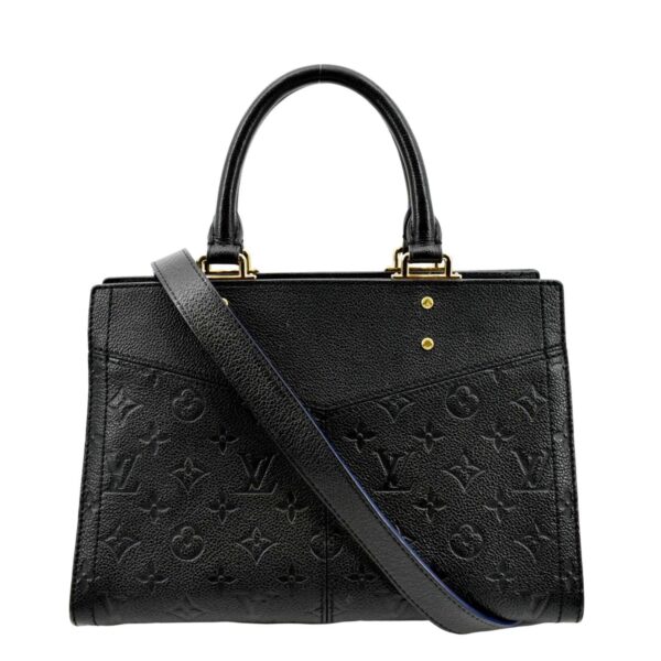 LOUIS VUITTON Sully PM Monogram Empreinte Leather Black Bag