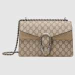 GUCCI Dionysus Medium GG Supreme Monogram Beige Bag