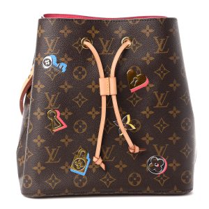 LOUIS VUITTON Monogram Love Lock Neonoe
