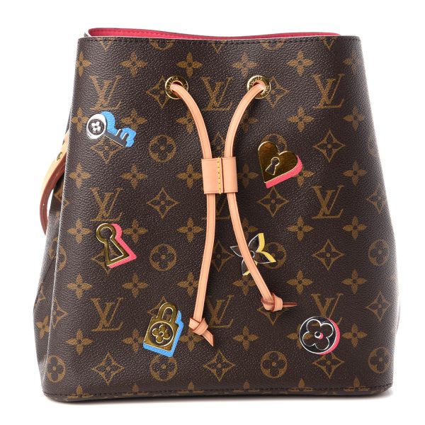 LOUIS VUITTON Monogram Love Lock Neonoe