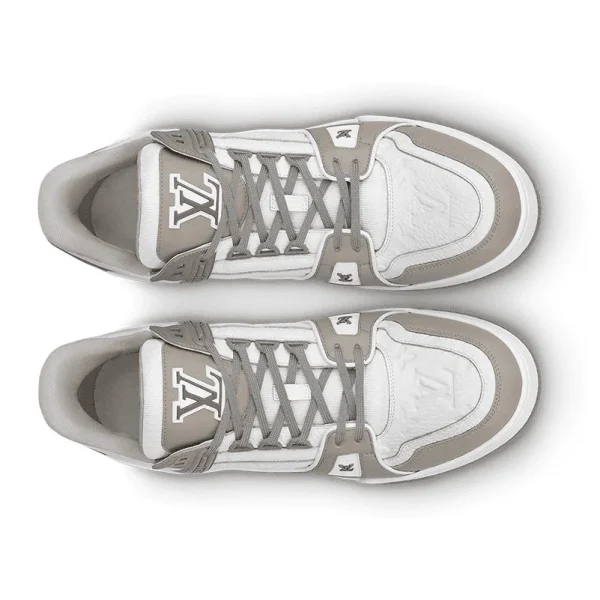 Louis Vuitton Trainer Grey White