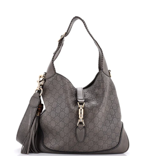 Gucci New Jackie Bag Guccissima Leather Medium