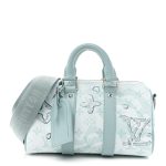 LOUIS VUITTON Monogram Keepall 25 Crystal Blue