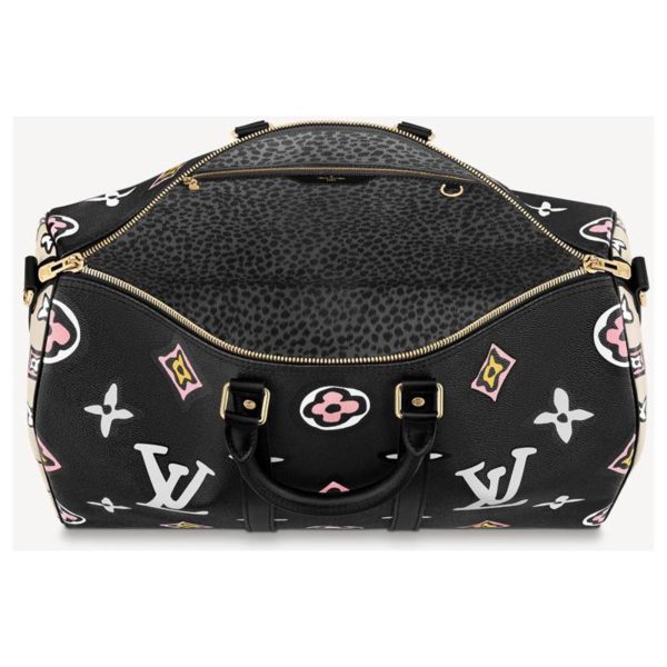 Louis Vuitton Keepall Wild at heart new Black