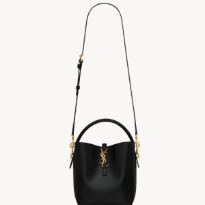 YSL LE 37 SMALL IN SHINY BLACK