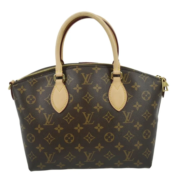 Louis Vuitton Boetie PM NM Monogram Canvas Satchel Shoulder Bag Brown