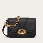 Valentino Small Nappa Leather Shoulder Bag With Chain