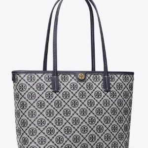 Tory Burch SMALL MONOGRAM ZIP TOTE