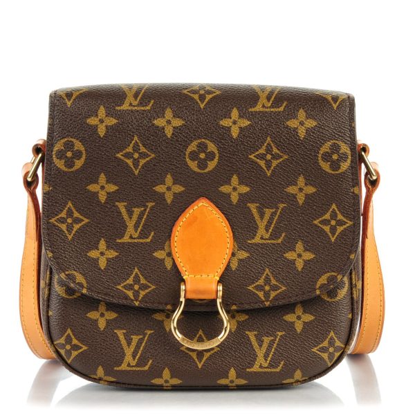 LOUIS VUITTON Monogram Saint Cloud MM Shoulder Bag