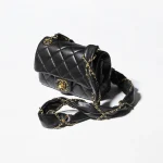 Chanel MINI FLAP BAG Lambskin & Gold Metal