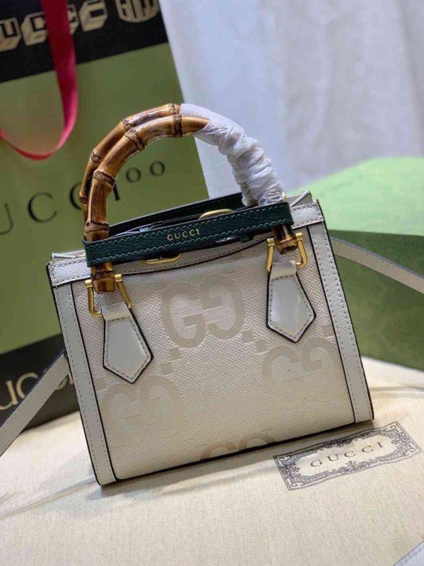 Gucci Diana Mini Jumbo GG Tote Bag