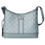 Gucci Ophidia GG Small Shoulder Bag Dusty Blue