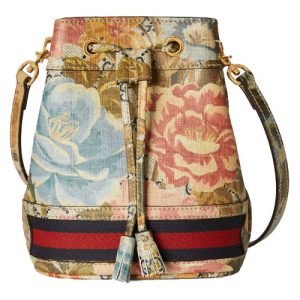 Ophidia Flora Mini Bucket Bag Floral Version