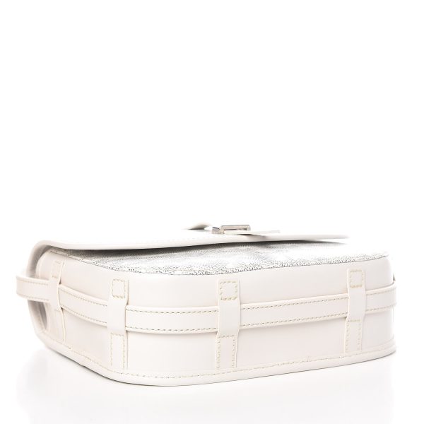 Goyardine Belvedere PM Messenger Bag White