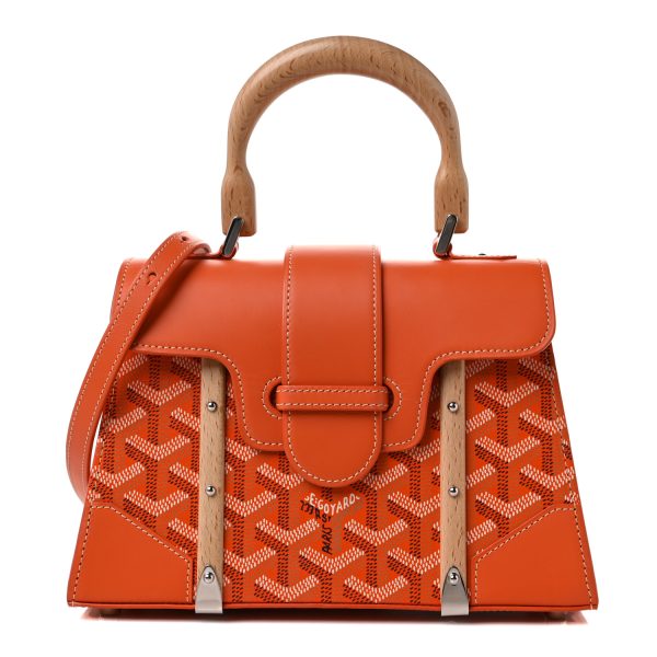 Goyardine Structure Mini Saigon Orange