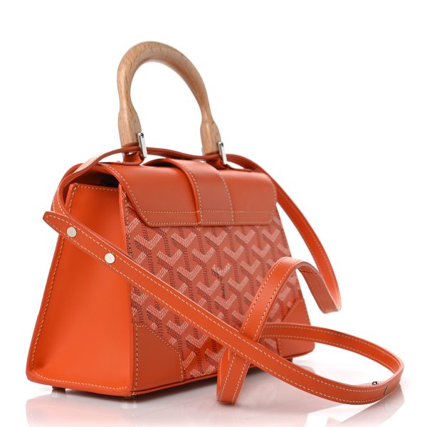 Goyardine Structure Mini Saigon Orange