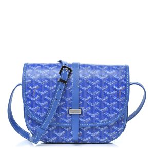 Goyardine Belvedere II PM Messenger Bag Sky Blue